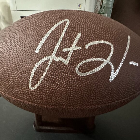Wilson Other - JUSTIN HERBERT SIGNED LA CHARGERS FULL SIZE AUTOGRAPHED WILSON FOOTBALL wCOA 895